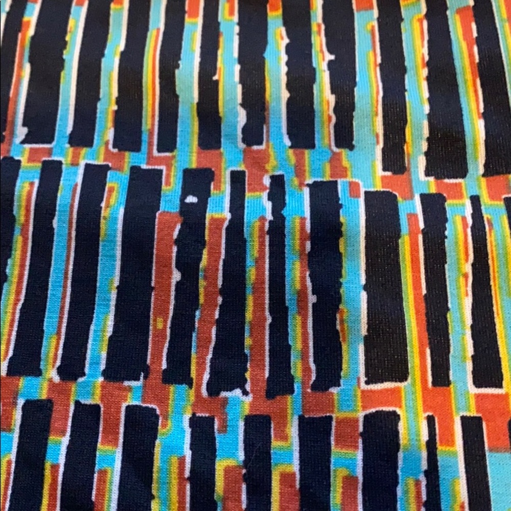 Lularoe Multicolor Rectangular Print Dress Medium - image 5